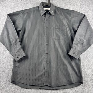 Paco Rabanne Mens Shirt Black Dot Stripe Long Sleeve
